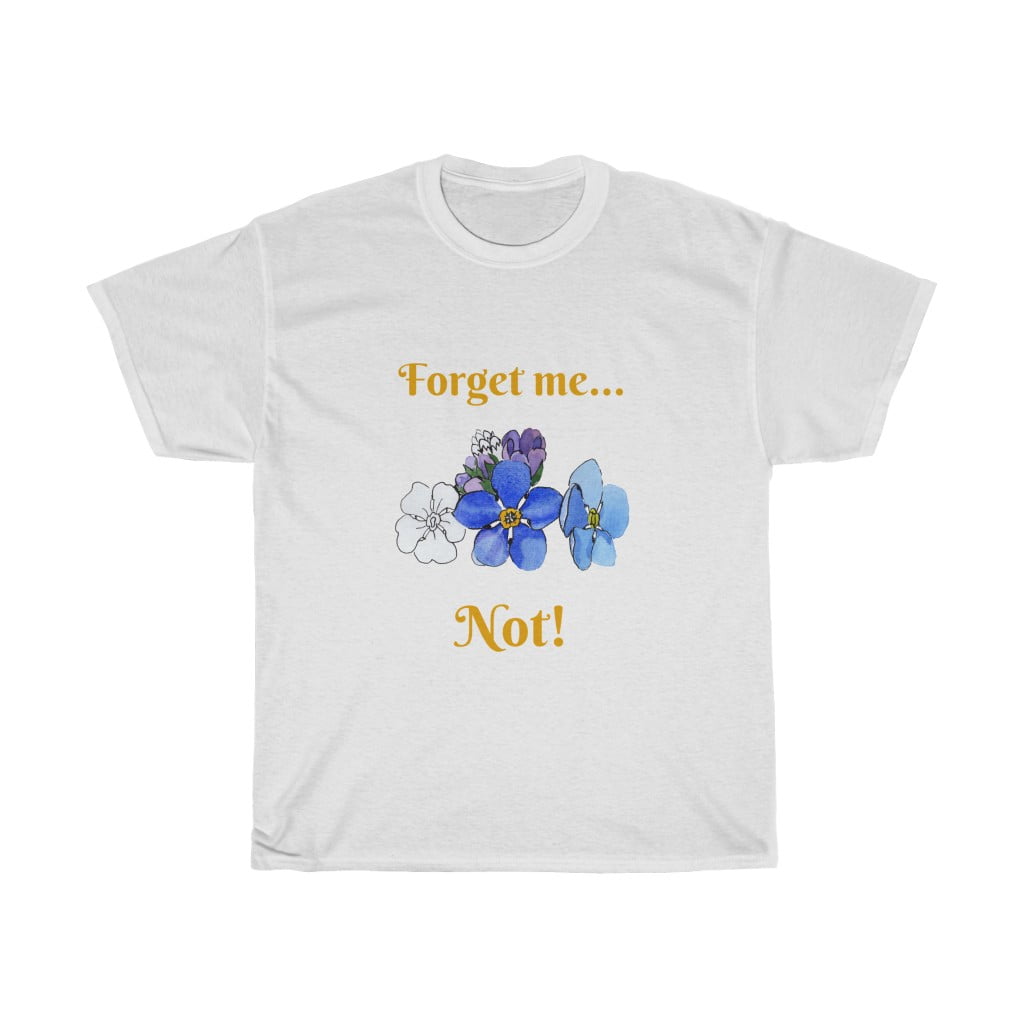 Forget Me Not Shirt Nature Inspired Shirt Flower Shirt 